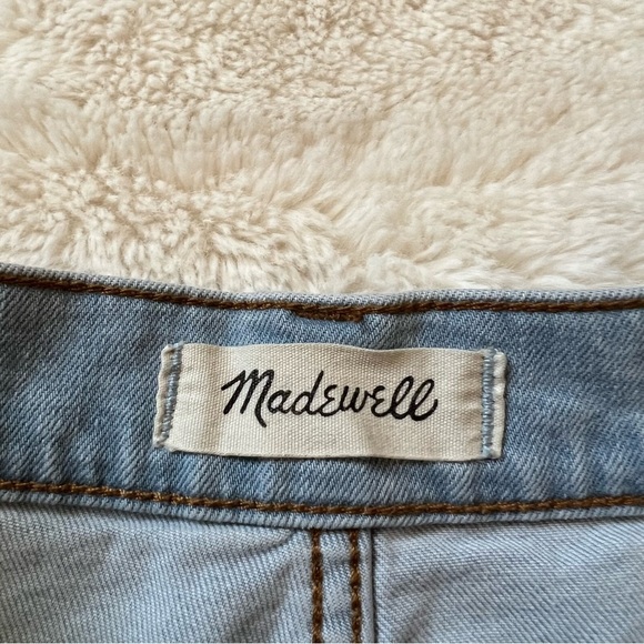 Madewell High-Rise Mid-Length Denim Shorts in Adeline Wash - Picture 9 of 9